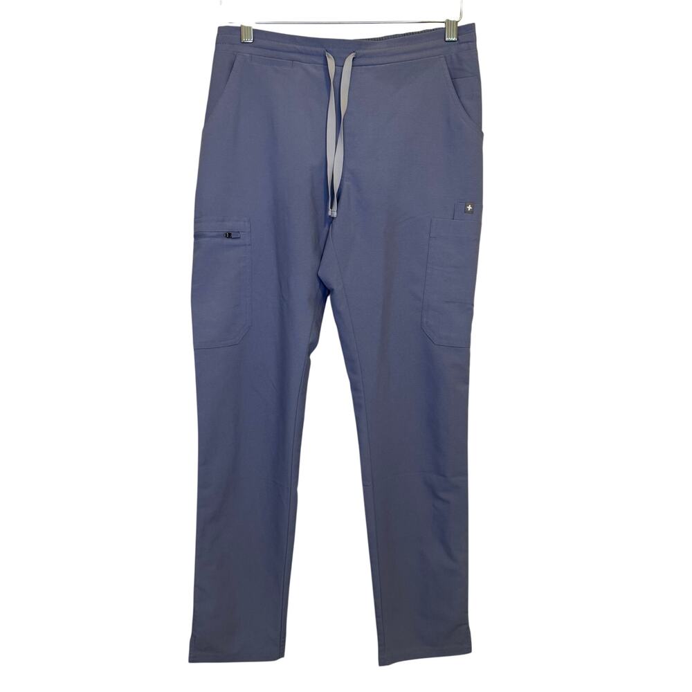 FIGS Yola Skinny Vapor Blue Scrub Pants XS